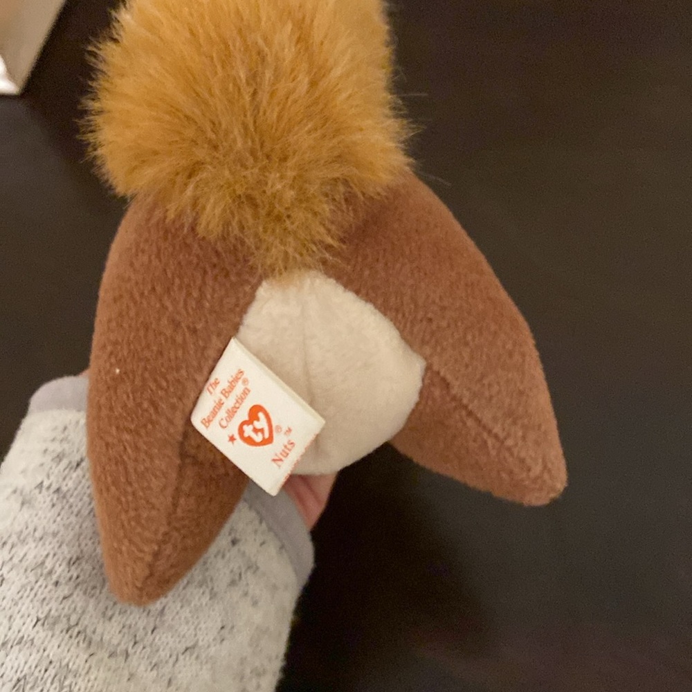 Ty vintage Beanie Baby squirrel (Nuts) - Picture 4 of 4